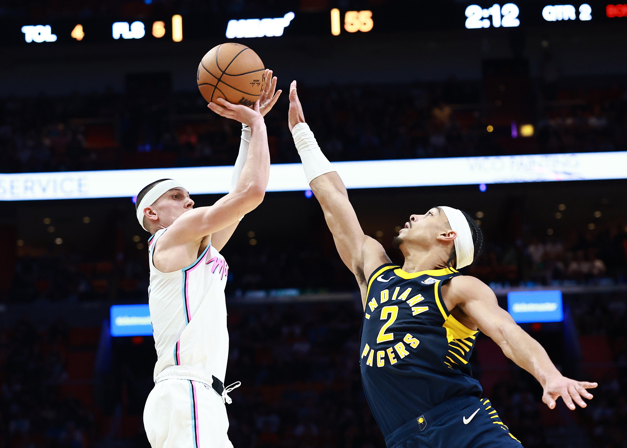 热火队球员私下训练，为下一场比赛做准备