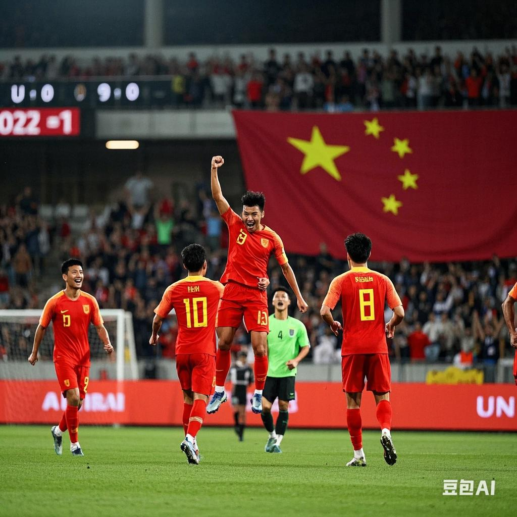 中国足球队在国际比赛中迎来突破